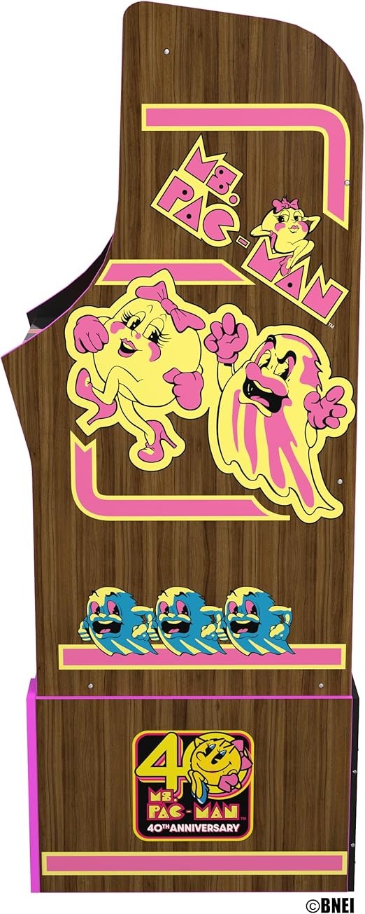 Arcade1up Ms. Pac-Man 40th Anniversary 10-in-1 Arcade Machine