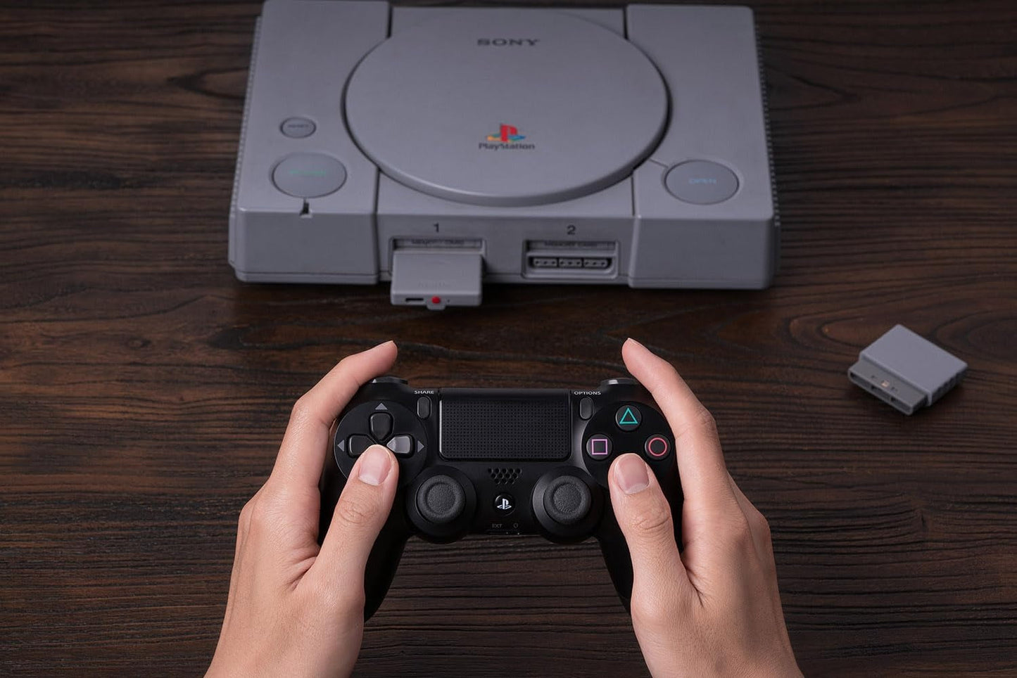 8BitDo Bluetooth Retro Receiver for PS1 & PS2 Consoles with Wireless Controller Support for Xbox, PlayStation & Switch