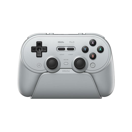 8BitDo Pro 3 Bluetooth Controller for Nintendo Switch 2 and PC Gray